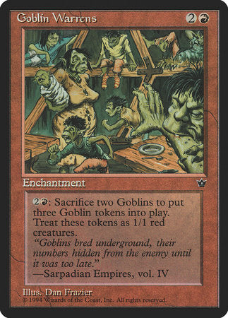 Goblin Warrens [Fallen Empires] | Exor Games New Glasgow