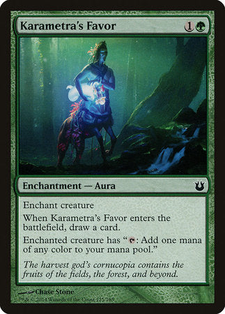 Karametra's Favor [Born of the Gods] | Exor Games New Glasgow