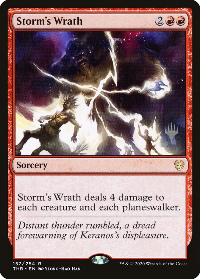 Storm's Wrath  (Promo Pack) [Theros Beyond Death Promos] | Exor Games New Glasgow