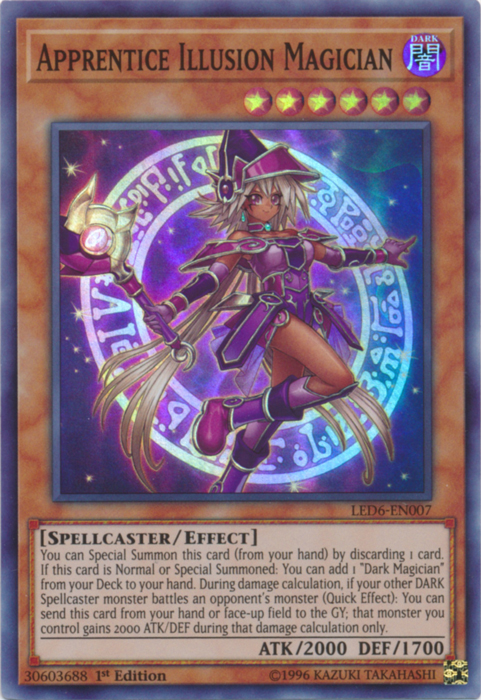 Apprentice Illusion Magician [LED6-EN007] Super Rare | Exor Games New Glasgow