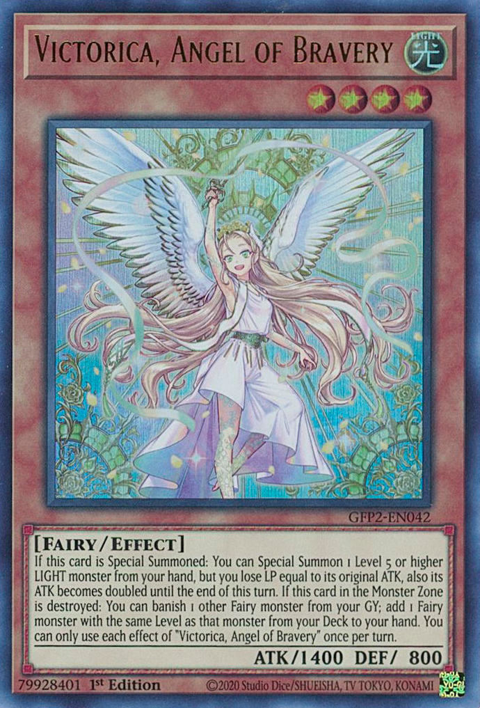 Victorica, Angel of Bravery [GFP2-EN042] Ultra Rare | Exor Games New Glasgow