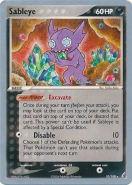 Sableye (10/100) (Intimidation - Tristan Robinson) [World Championships 2008] | Exor Games New Glasgow