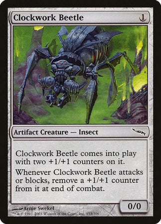 Clockwork Beetle [Mirrodin] | Exor Games New Glasgow