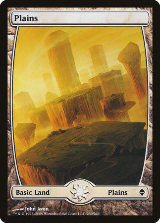 Plains (230) - Full Art [Zendikar] | Exor Games New Glasgow