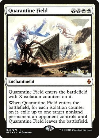 Quarantine Field [Battle for Zendikar Promos] | Exor Games New Glasgow