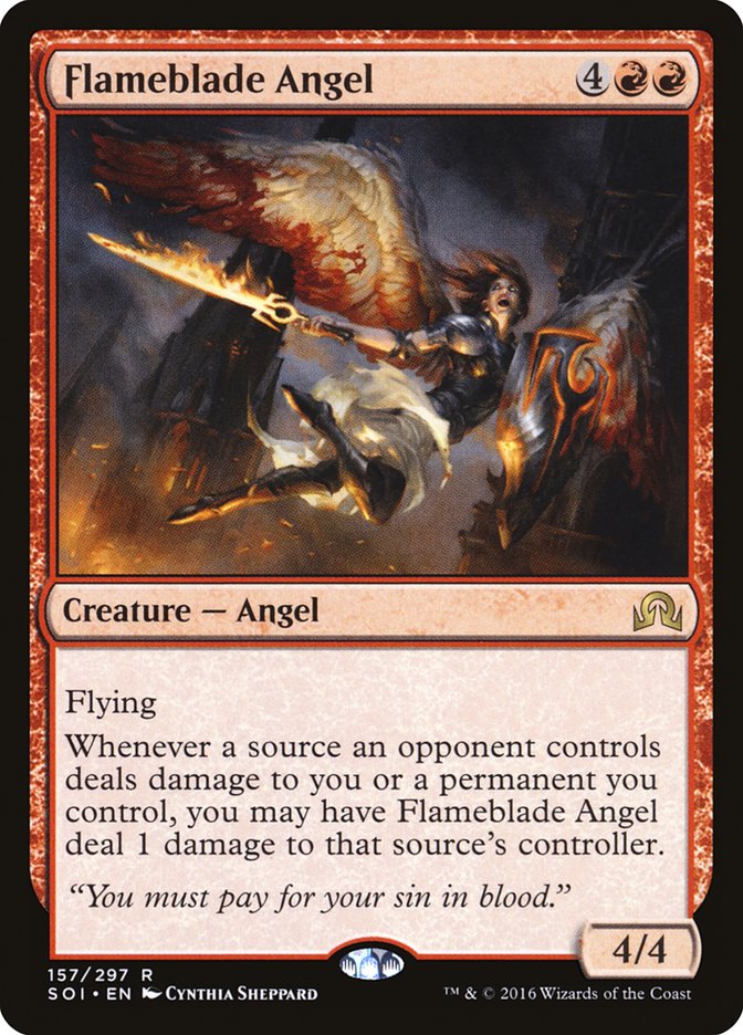 Flameblade Angel [Shadows over Innistrad] | Exor Games New Glasgow