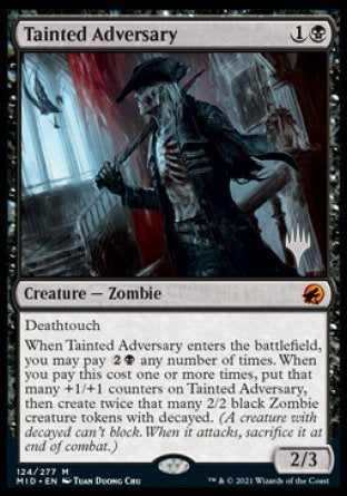 Tainted Adversary (Promo Pack) [Innistrad: Midnight Hunt Promos] | Exor Games New Glasgow