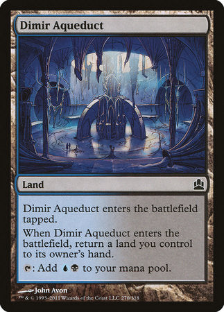 Dimir Aqueduct [Commander 2011] | Exor Games New Glasgow