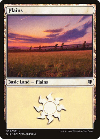 Plains (338) [Commander 2016] | Exor Games New Glasgow