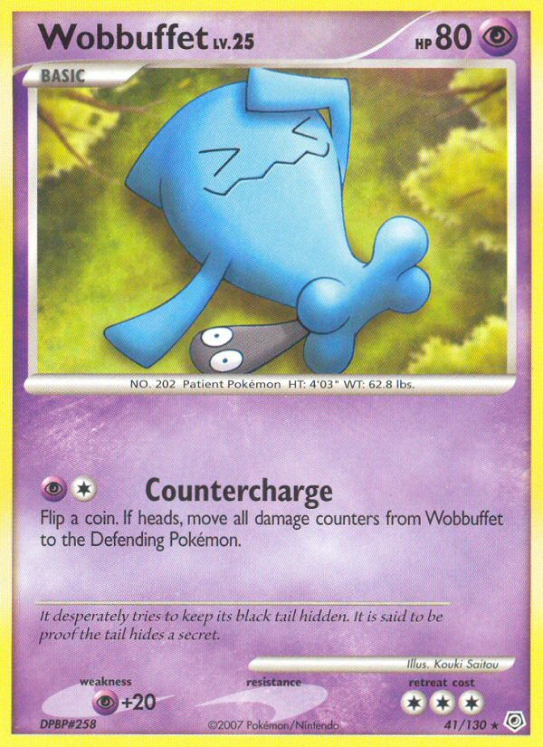 Wobbuffet (41/130) [Diamond & Pearl: Base Set] | Exor Games New Glasgow