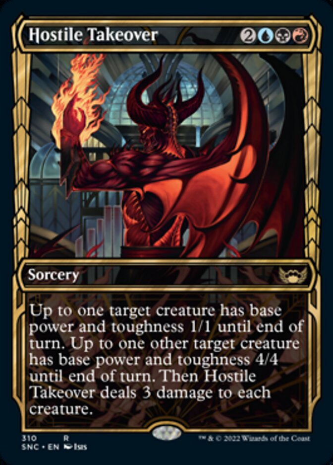 Hostile Takeover (Showcase Golden Age) [Streets of New Capenna] | Exor Games New Glasgow