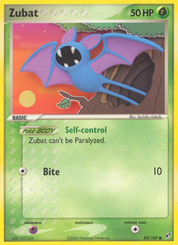 Zubat (83/107) [EX: Deoxys] | Exor Games New Glasgow