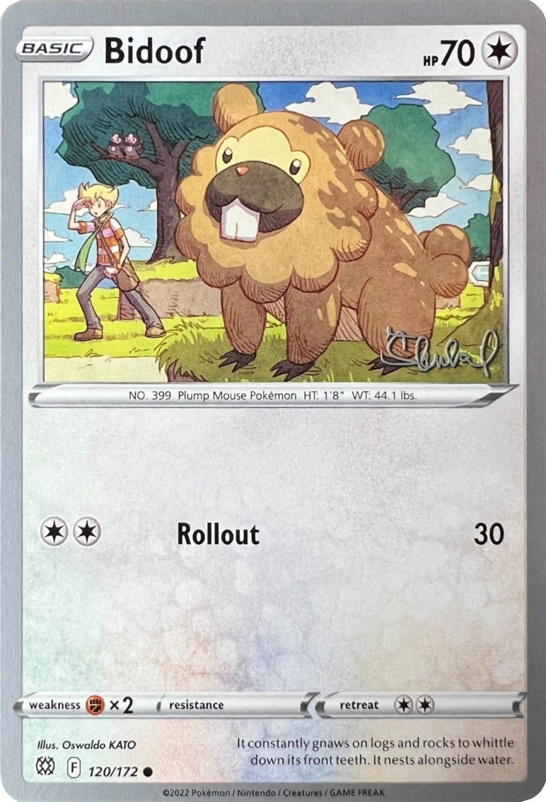 Bidoof (120/172) (ADP - Ondrej Skubal) [World Championships 2022] | Exor Games New Glasgow