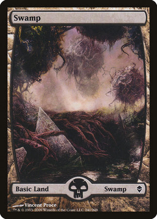 Swamp (241) - Full Art [Zendikar] | Exor Games New Glasgow