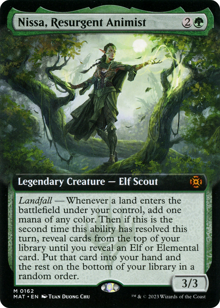 Nissa, Resurgent Animist (Extended Art) [March of the Machine: The Aftermath] | Exor Games New Glasgow