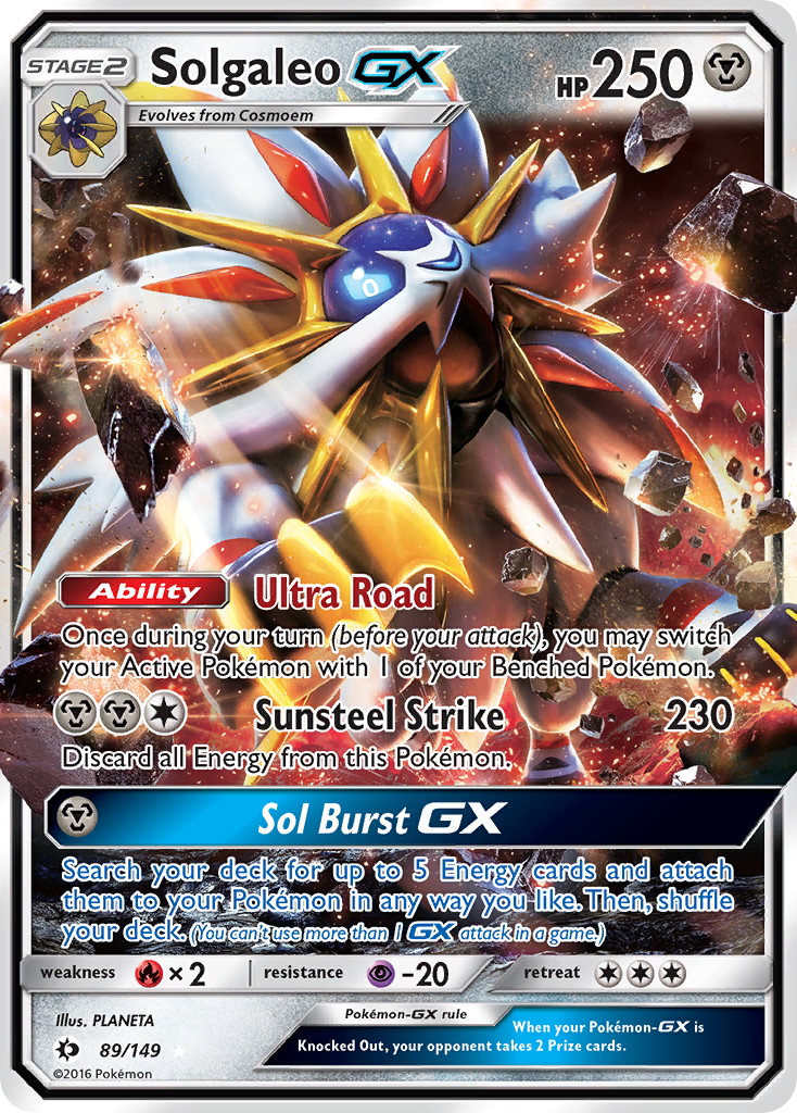 Solgaleo GX (89/149) [Sun & Moon: Base Set] | Exor Games New Glasgow