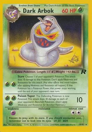 Dark Arbok (19/82) (W Stamped Promo) [Team Rocket Unlimited] | Exor Games New Glasgow