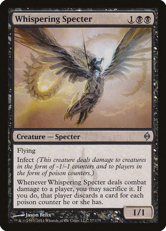 Whispering Specter [New Phyrexia] | Exor Games New Glasgow