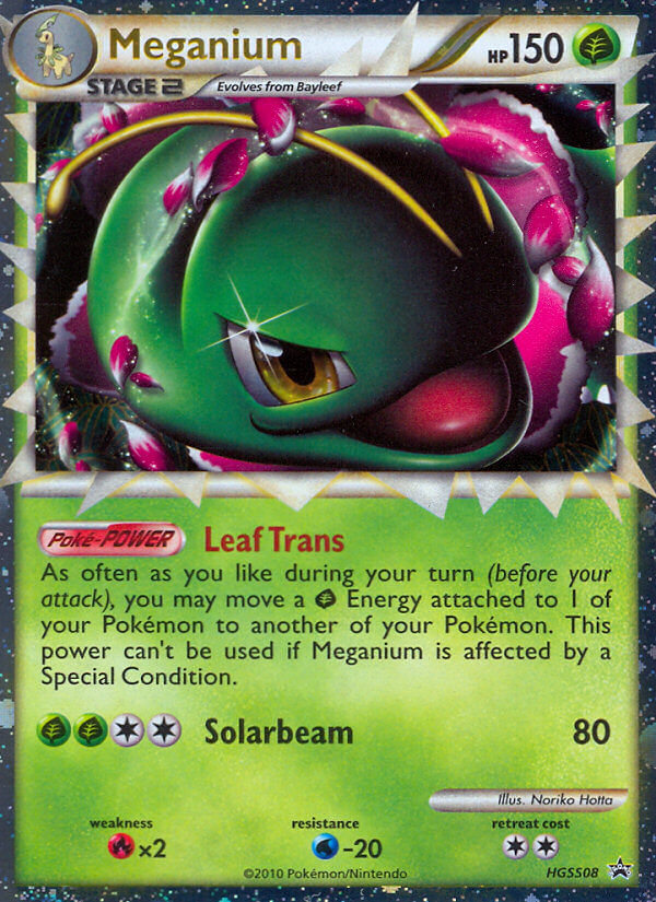 Meganium (HGSS08) [HeartGold & SoulSilver: Black Star Promos] | Exor Games New Glasgow