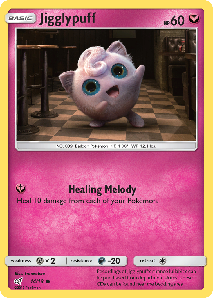 Jigglypuff (14/18) [Sun & Moon: Detective Pikachu] | Exor Games New Glasgow