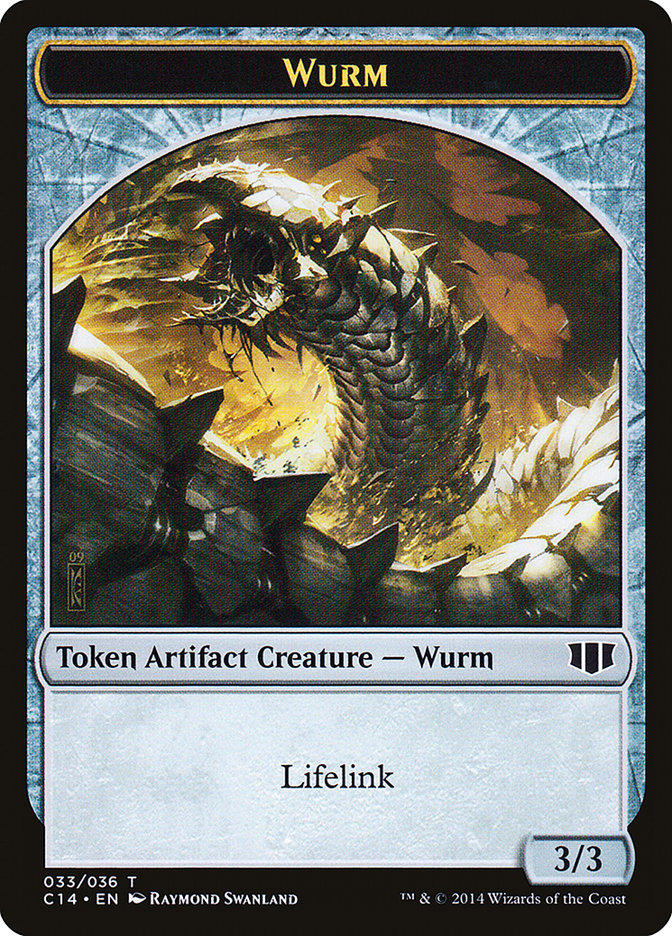 Wurm (033/036) // Goat Double-sided Token [Commander 2014 Tokens] | Exor Games New Glasgow