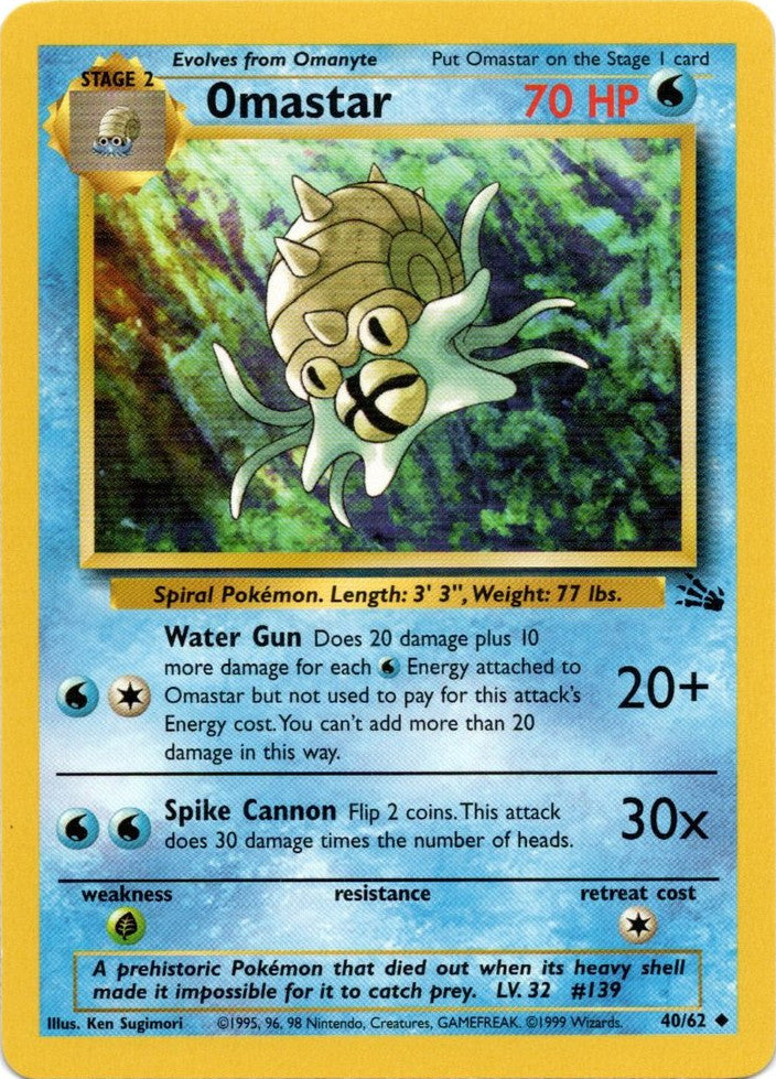 Omastar (40/62) [Fossil Unlimited] | Exor Games New Glasgow