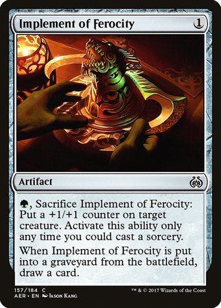 Implement of Ferocity [Aether Revolt] | Exor Games New Glasgow