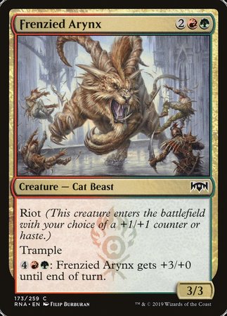 Frenzied Arynx [Ravnica Allegiance] | Exor Games New Glasgow