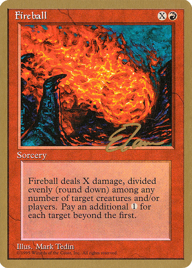 Fireball (Eric Tam) [Pro Tour Collector Set] | Exor Games New Glasgow