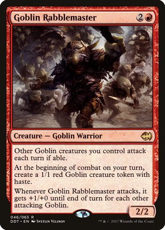 Goblin Rabblemaster [Duel Decks: Merfolk vs. Goblins] | Exor Games New Glasgow