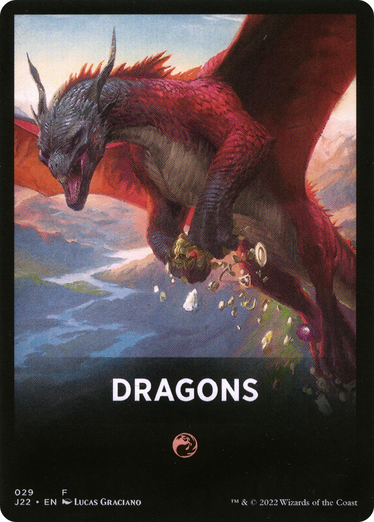 Dragons Theme Card [Jumpstart 2022 Front Cards] | Exor Games New Glasgow