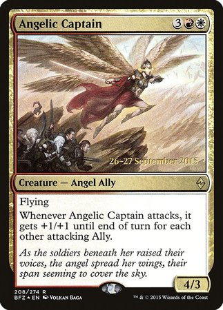 Angelic Captain [Battle for Zendikar Promos] | Exor Games New Glasgow