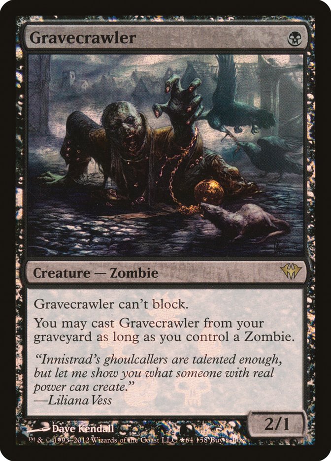 Gravecrawler (Buy-A-Box) [Dark Ascension Promos] | Exor Games New Glasgow