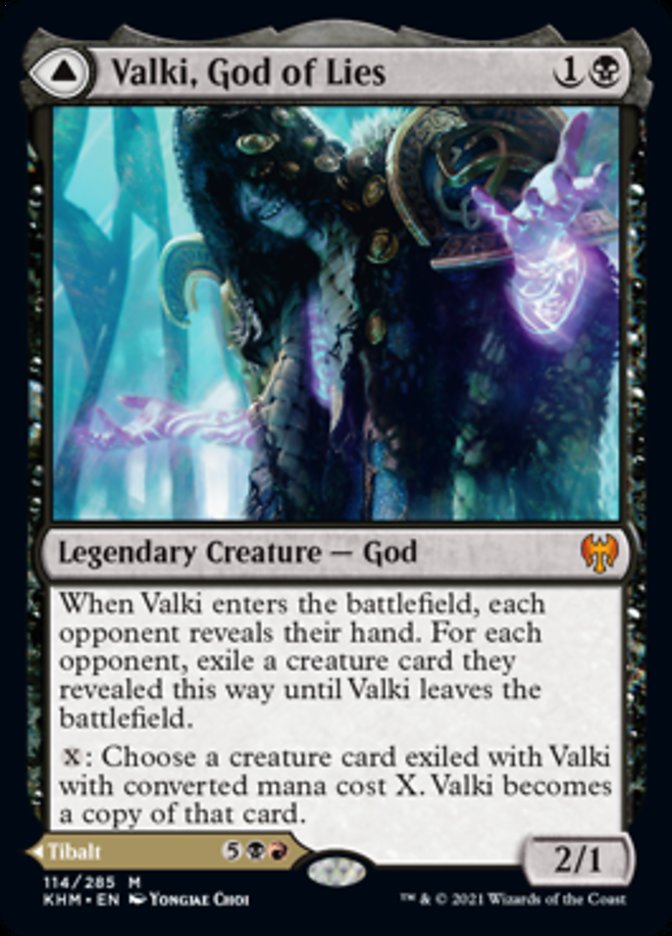 Valki, God of Lies // Tibalt, Cosmic Impostor [Kaldheim] | Exor Games New Glasgow