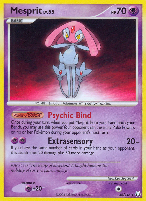Mesprit (34/146) [Diamond & Pearl: Legends Awakened] | Exor Games New Glasgow