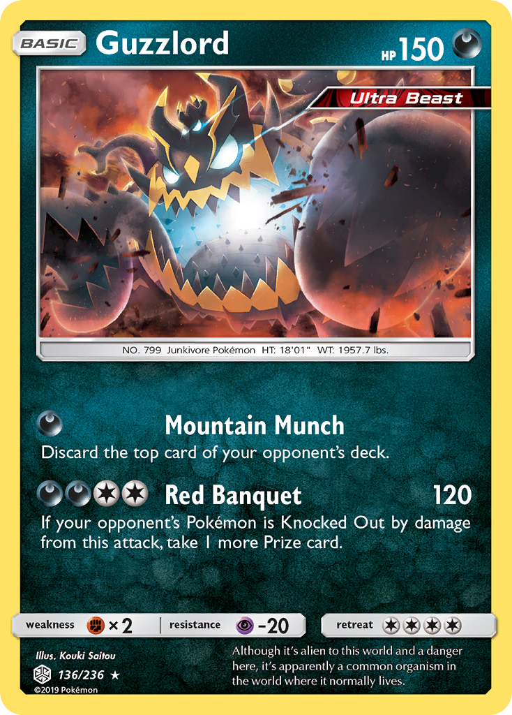 Guzzlord (136/236) [Sun & Moon: Cosmic Eclipse] | Exor Games New Glasgow