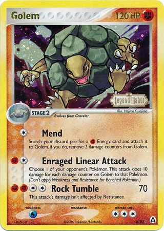 Golem (6/92) (Stamped) [EX: Legend Maker] | Exor Games New Glasgow