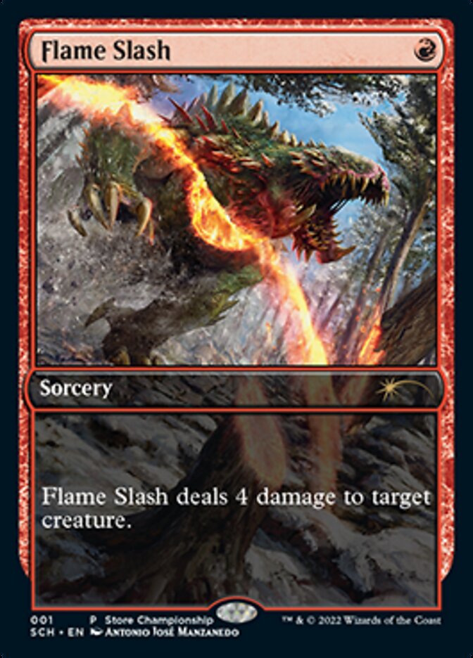 Flame Slash (Extended Art) [Store Championships 2022] | Exor Games New Glasgow