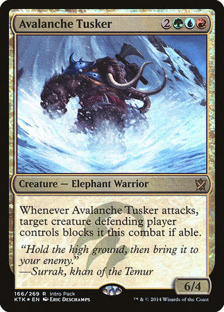 Avalanche Tusker [Khans of Tarkir Promos] | Exor Games New Glasgow