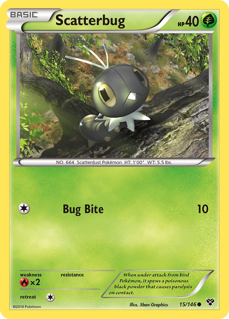 Scatterbug (15/146) [XY: Base Set] | Exor Games New Glasgow