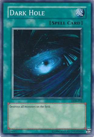 Dark Hole (Spell) [LOB-052] Super Rare | Exor Games New Glasgow