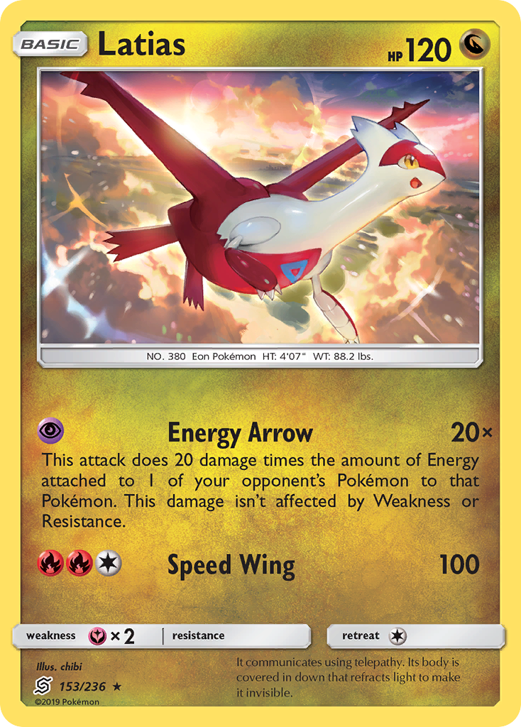 Latias (153/236) [Sun & Moon: Unified Minds] | Exor Games New Glasgow