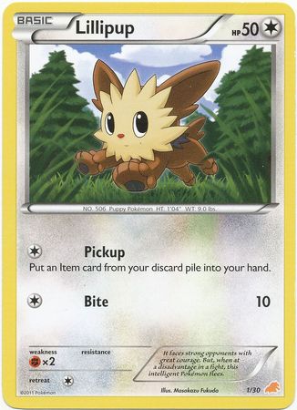 Lillipup (1/30) [Black & White: Trainer Kit - Excadrill] | Exor Games New Glasgow