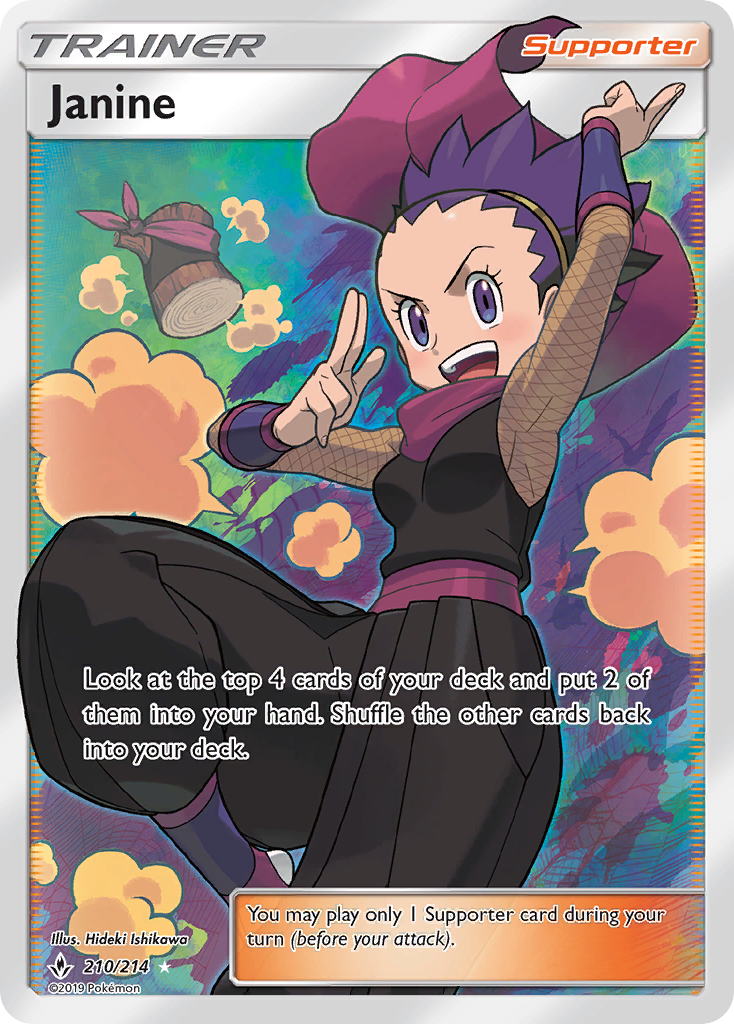 Janine (210/214) [Sun & Moon: Unbroken Bonds] | Exor Games New Glasgow