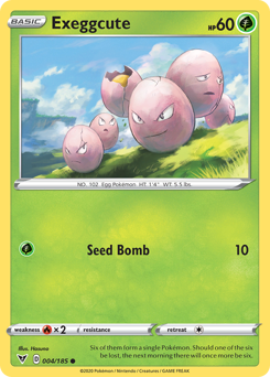 Exeggcute (004/185) [Sword & Shield: Vivid Voltage] | Exor Games New Glasgow