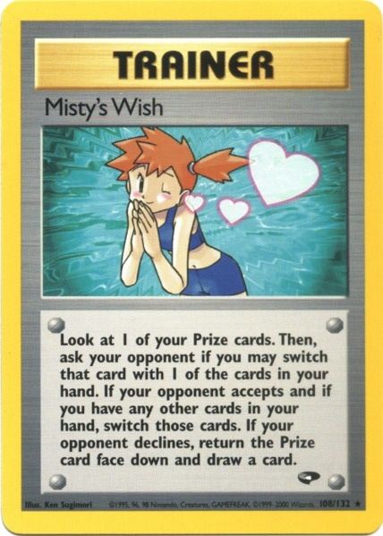 Misty's Wish (108/132) [Gym Challenge Unlimited] | Exor Games New Glasgow