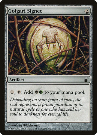 Golgari Signet [Ravnica: City of Guilds] | Exor Games New Glasgow