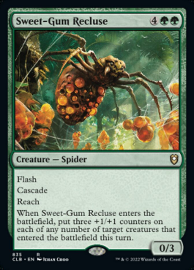 Sweet-Gum Recluse [Commander Legends: Battle for Baldur's Gate] | Exor Games New Glasgow