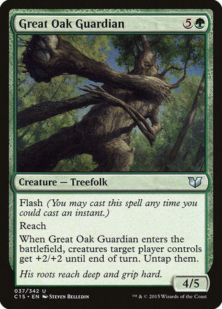 Great Oak Guardian [Commander 2015] | Exor Games New Glasgow