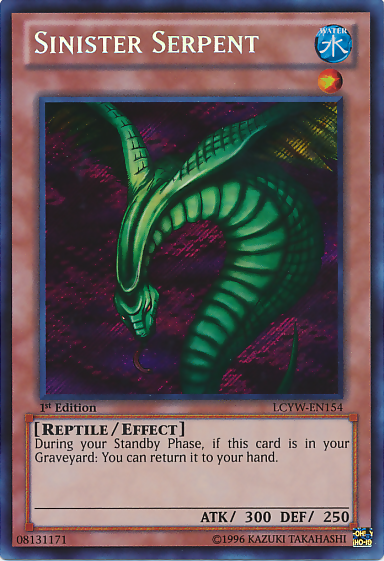 Sinister Serpent [LCYW-EN154] Secret Rare | Exor Games New Glasgow